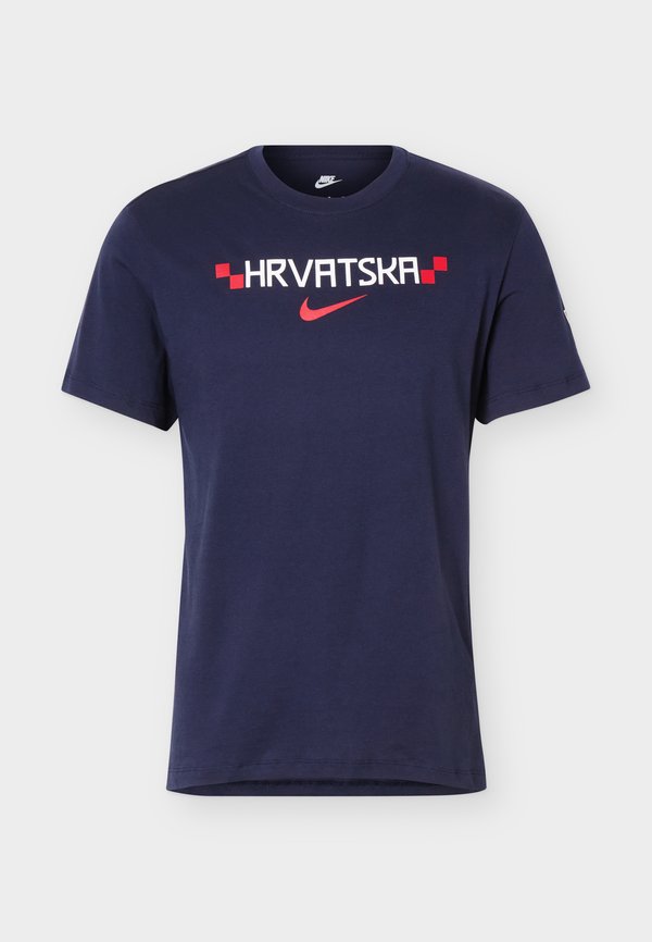 Nike Performance CROATIA MEN GRAPHIC TEE - National team wear - obsidian/white/university red