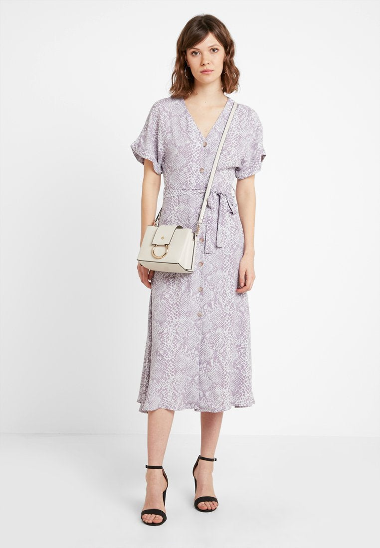 New Look PRINT THRU MIDI DRESS