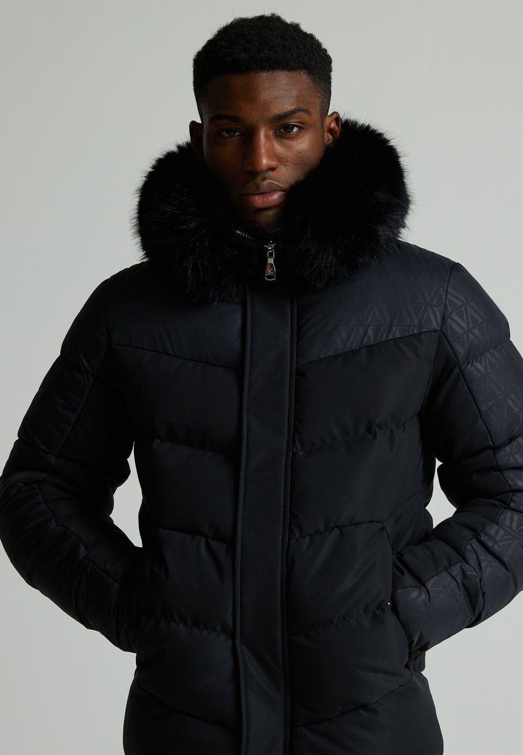 Alessandro Zavetti LAVANDA COTTON POLY PUFFER JACKET