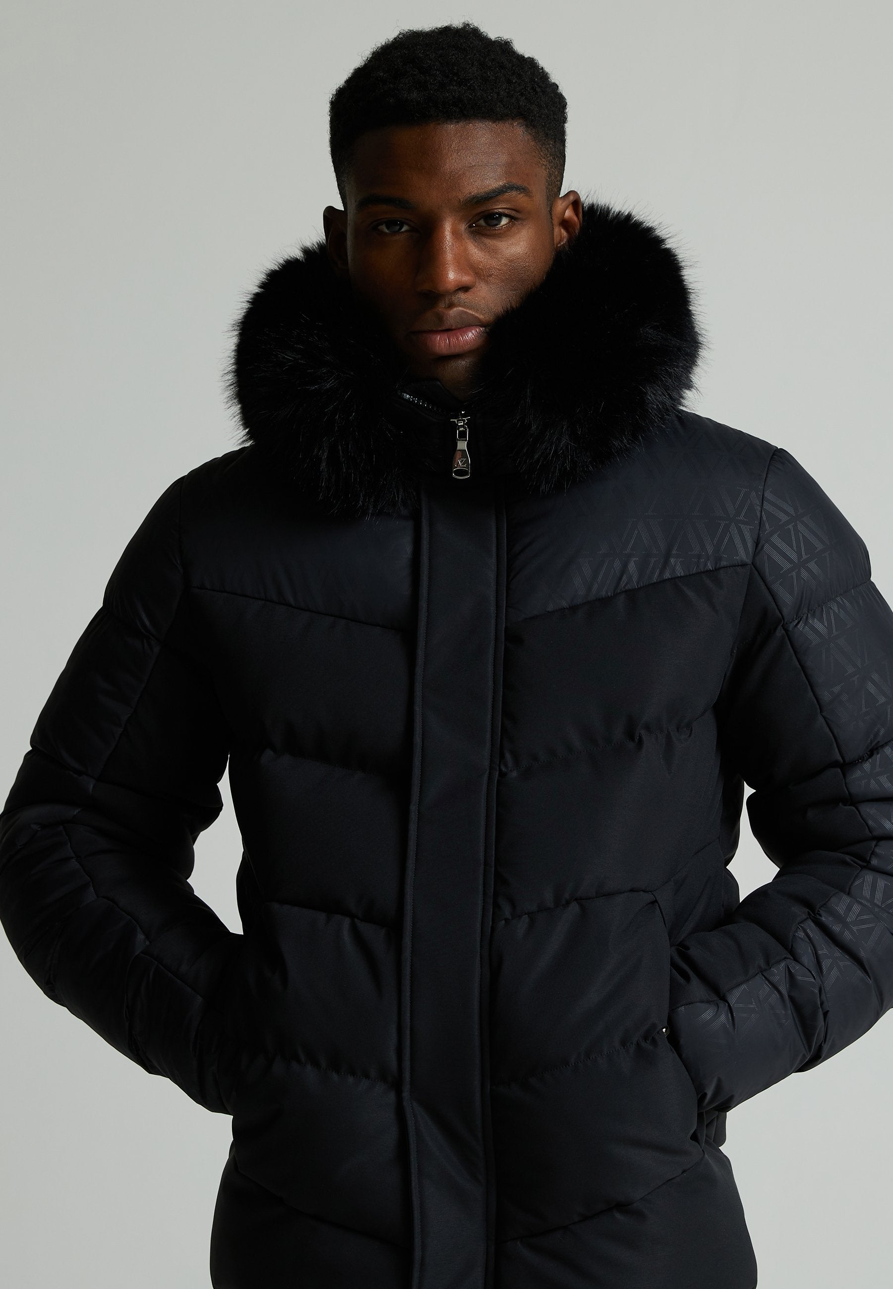 Alessandro Zavetti LAVANDA COTTON POLY PUFFER JACKET
