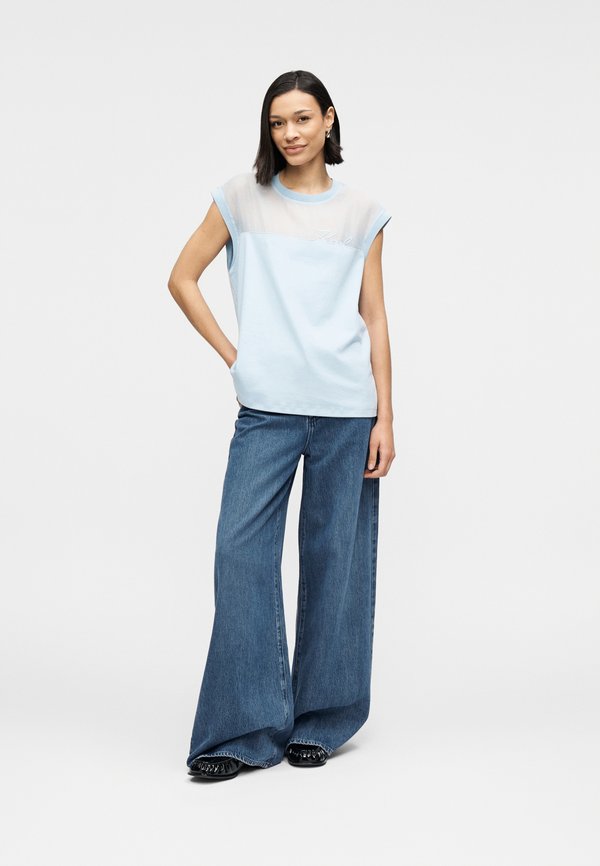 KARL LAGERFELD WIDE LEG PANTS