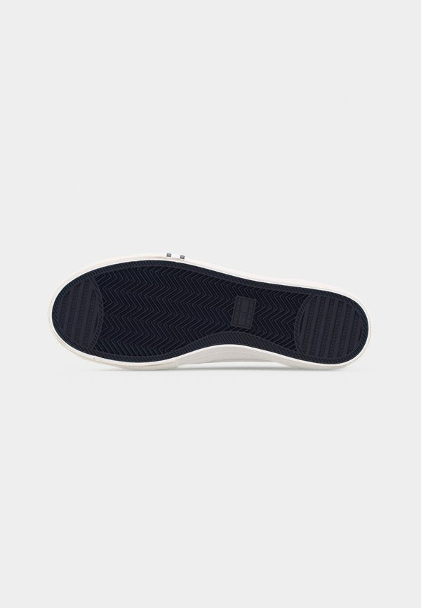 Tommy Jeans ARCHIVE FLAG STRIPE LEATHER TRAINERS