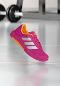 adidas Performance DS BASE - Training shoe - semi lucid fuchsia/silver-coloured metallic/lucid tangerine