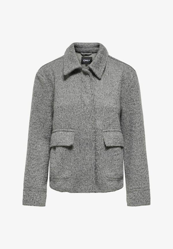 ONLY ONLSANNE - Light jacket - medium grey melange