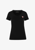 Guess MINI TRIANGLE TEE - Basic T-shirt - jet black