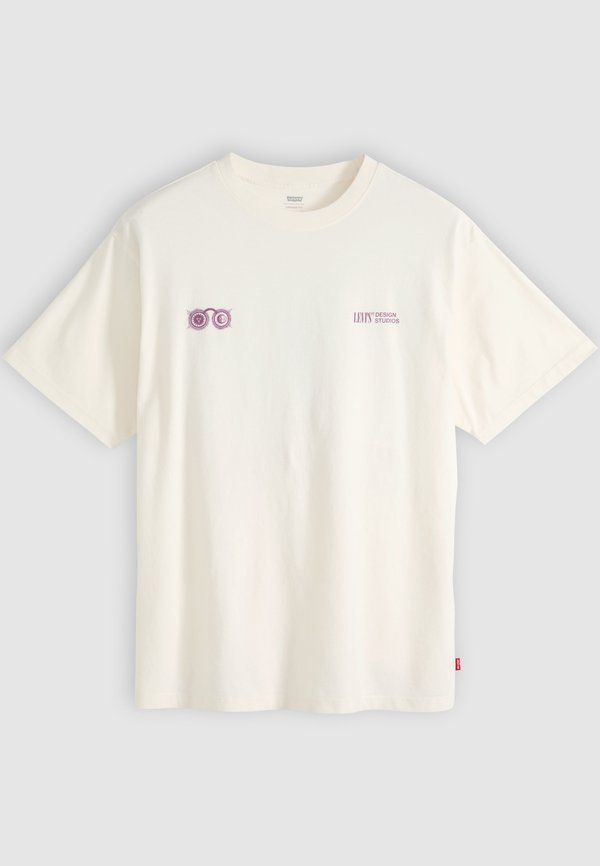 Levi's® VINTAGE FIT GRAPHIC TEE - Print T-shirt - super bloom egret