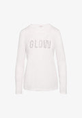 s.Oliver MIT FRONTPRINT - Long sleeved top - creme
