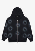 UNISEX TERRY OVERSIZED FIT ZIP-UP HOODIE Media 1