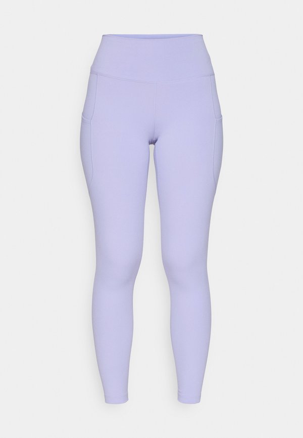 Nike Performance W NK DF ONE HR 7/8 PKT TGHT - Leggings - lilac ice/black