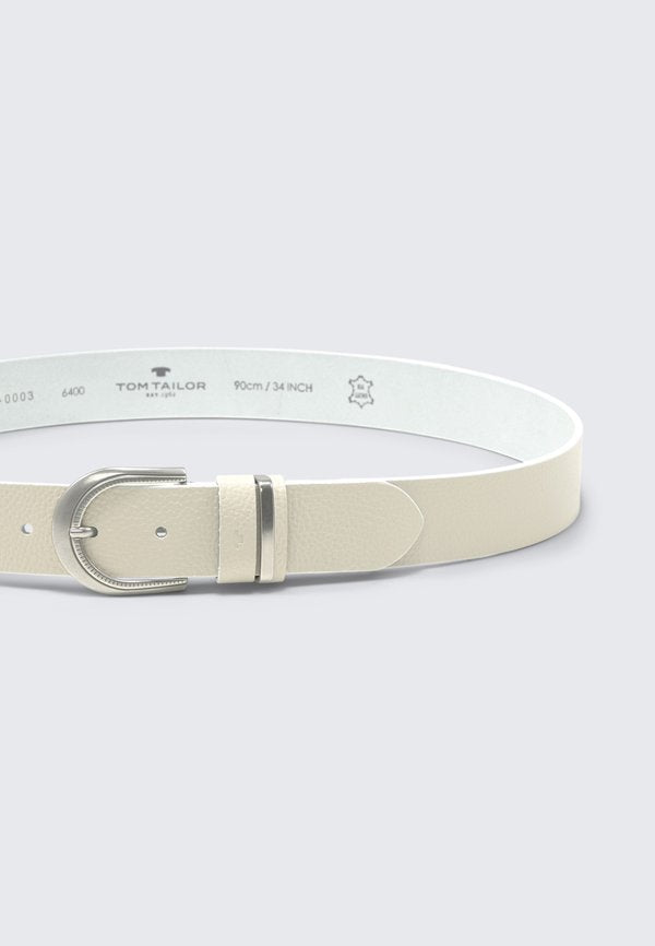 TOM TAILOR TTSANDRA - Belt - ecru uni