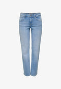 ONLY Straight fit ONLLOPEZ Low waist Carrot - Straight leg jeans - light blue denim