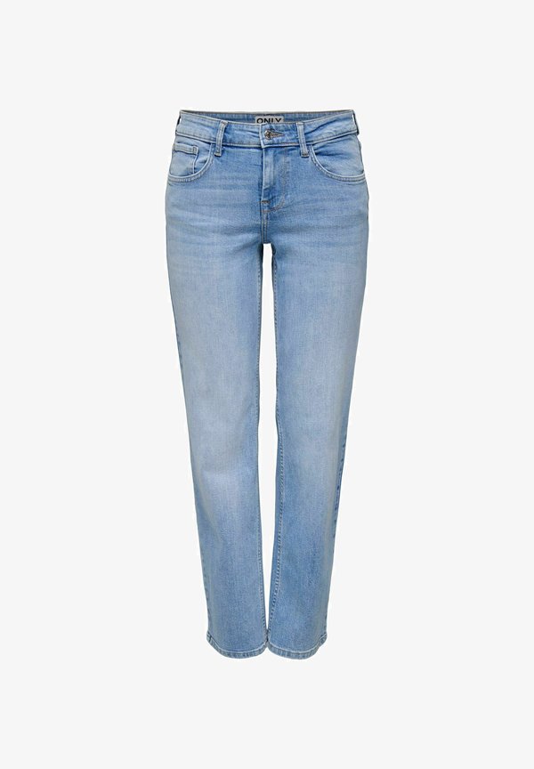 ONLY Straight fit ONLLOPEZ Low waist Carrot - Straight leg jeans - light blue denim