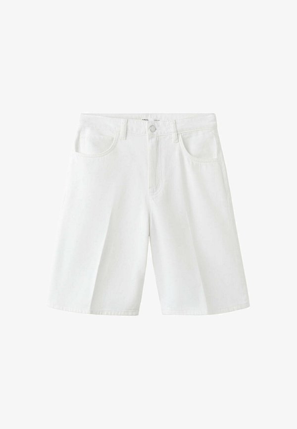 Mango ADULT - Denim shorts - white