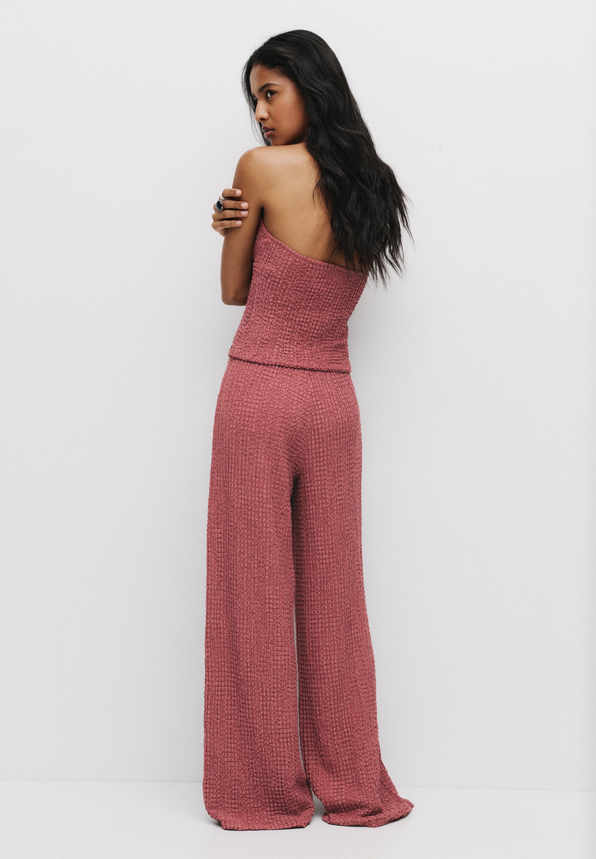 PULL&BEAR CREASED-EFFECT - HALTER