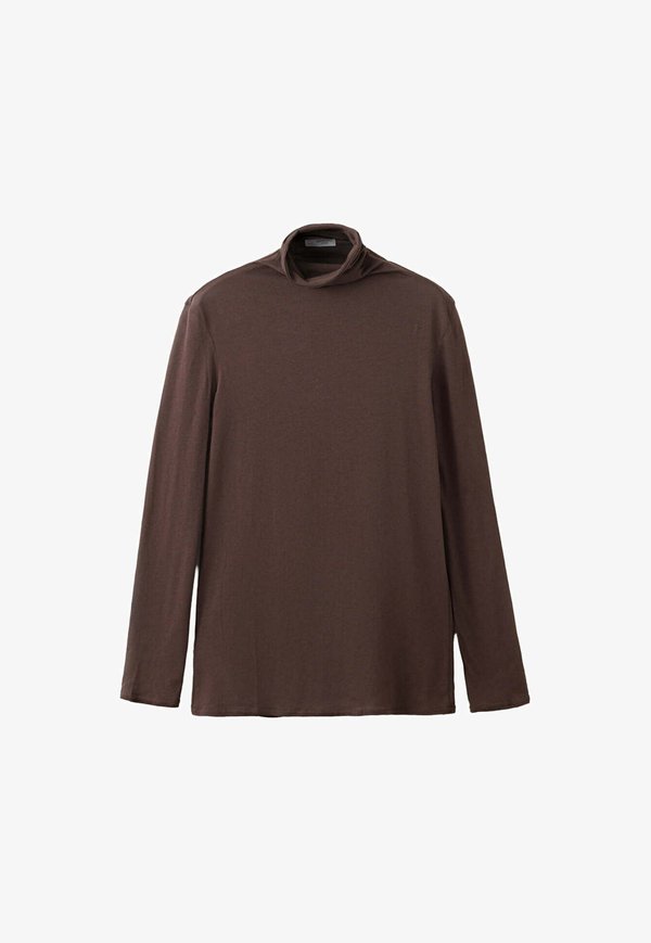Mango ADULT - Long sleeved top - dark brown