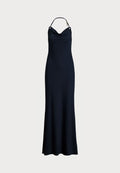 Lauren Ralph Lauren BREENAH JERSEY COWLNECK HALTER GOWN