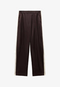 Mango CONTRAST STRIPE STRAIGHT  - Trousers - mauve