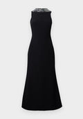 David Koma CRYSTAL RHINESTONE BACK DETAIL MIDI DRESS