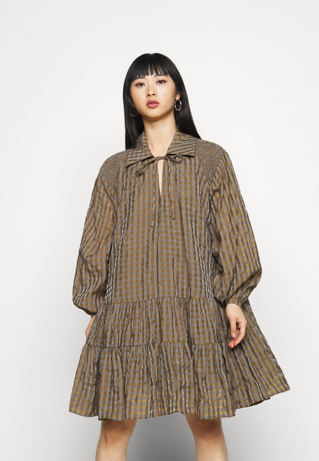 Glamorous Petite LADIES DRESS GINGHAM