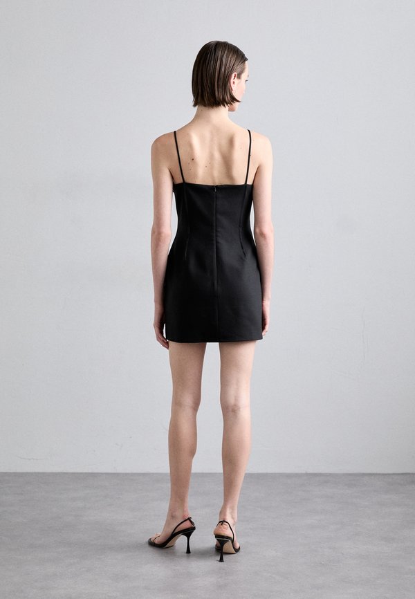 David Koma CRYSTAL PAYETTE LAYERED CUPS DRESS