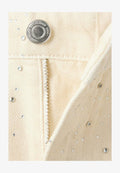 Mango ADULT - Denim skirt - off white