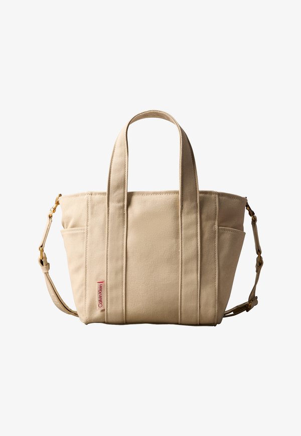Calvin Klein WEBBING  - Tote bag - beige