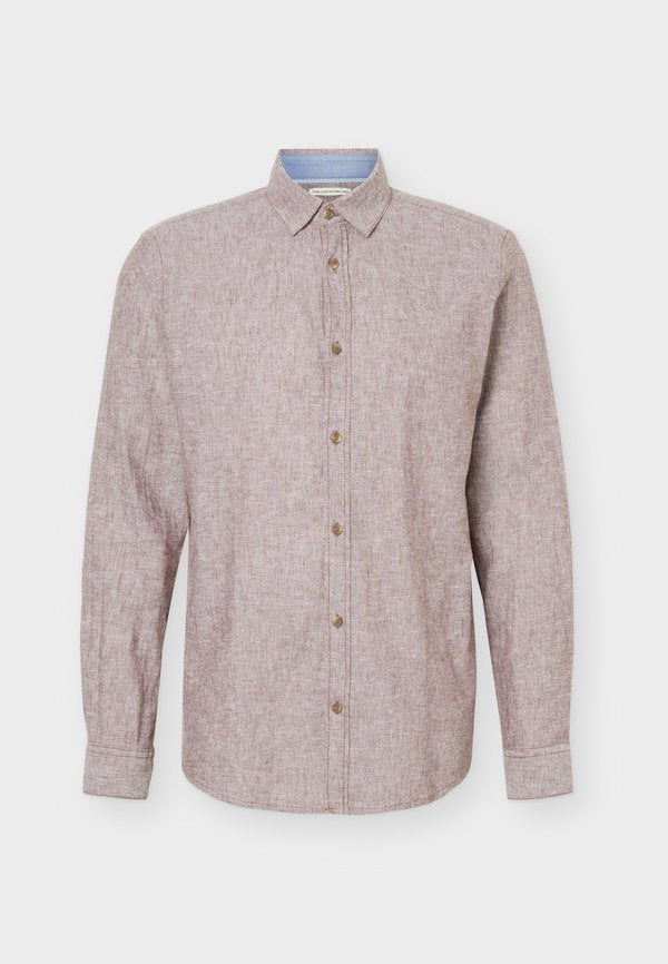 TOM TAILOR SHIRT - Shirt - rocky brown