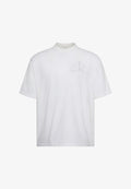 Calvin Klein Jeans CALVIN KLEIN JEANS RELAXED LOGO APPLIQUÉ T-SHIRT - Print T-shirt - bright white