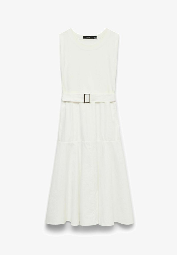 Vero Moda DRESS VMELLEN LONG DRESS - Maxi dress - bright white