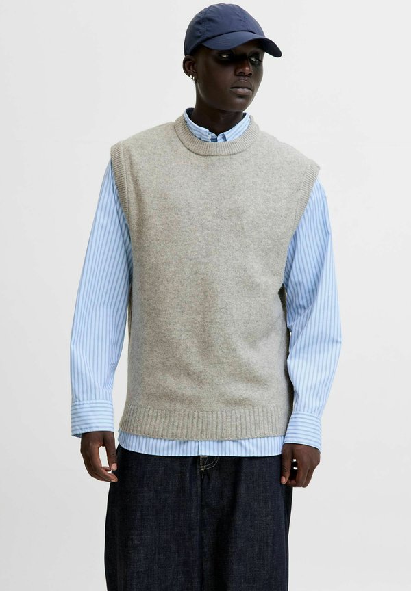 Jack & Jones Knitted Knitted - Jumper - light grey melange