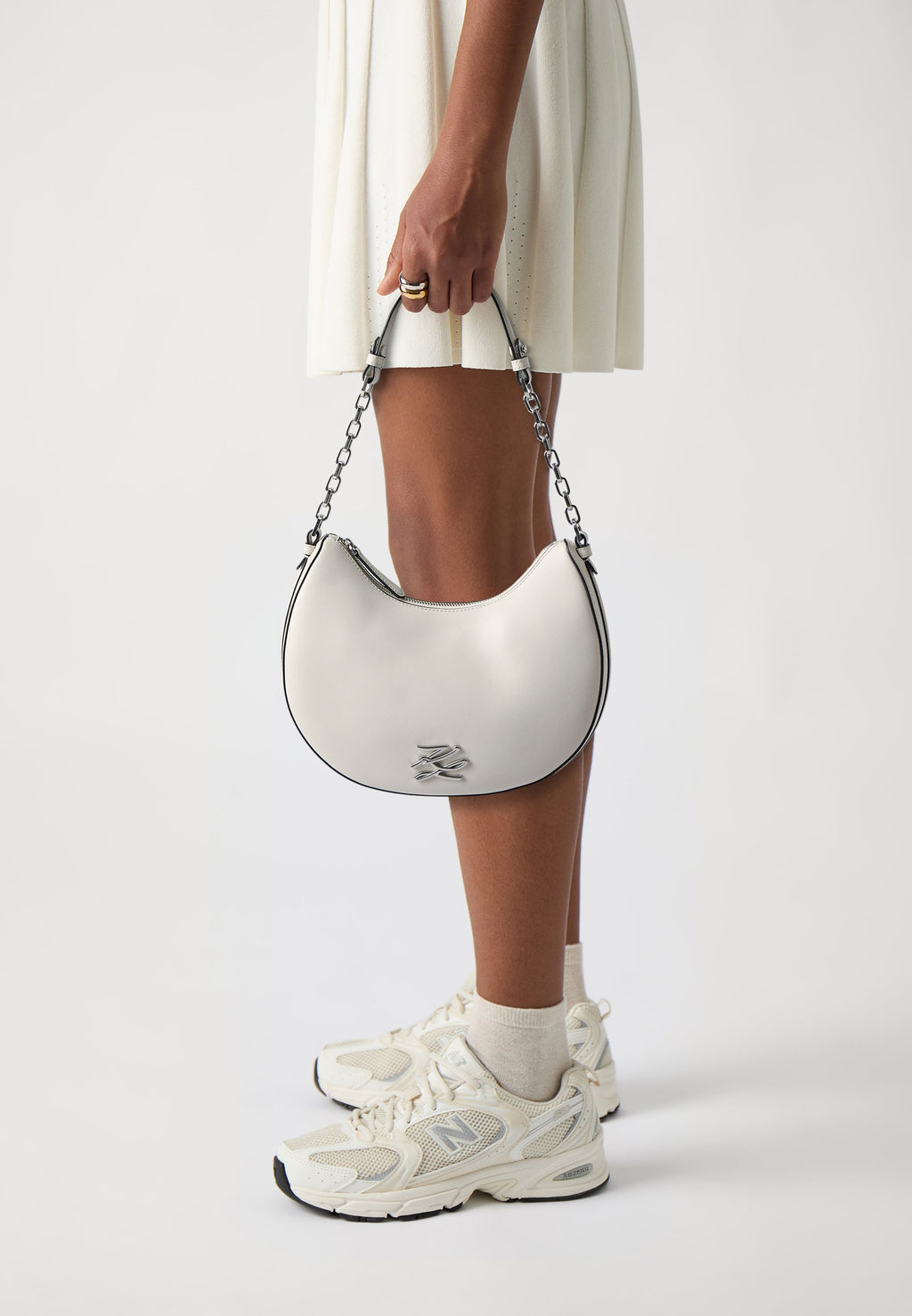 KARL LAGERFELD AUTOGRAPH MOON SHOULDER