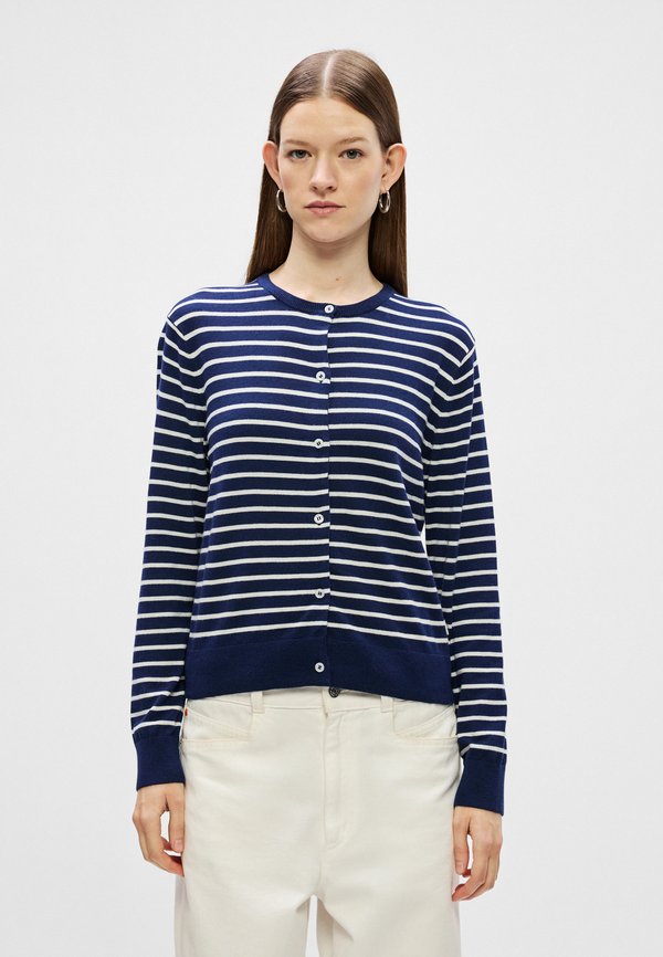 Mads Nørgaard CHARLOT STRIPE CARDIGAN