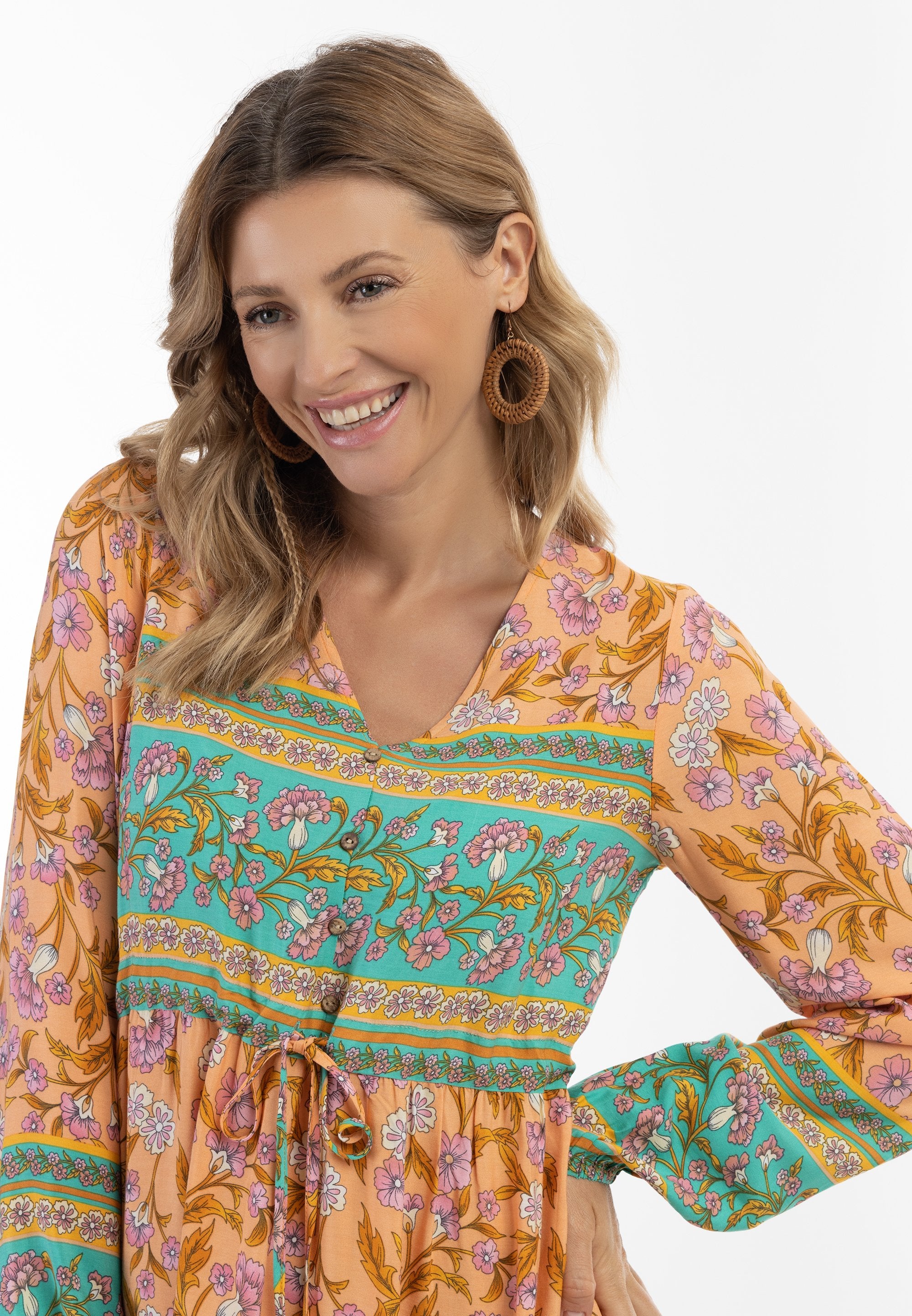 usha SOMMER MIT BLUMENPRINT CARNEA