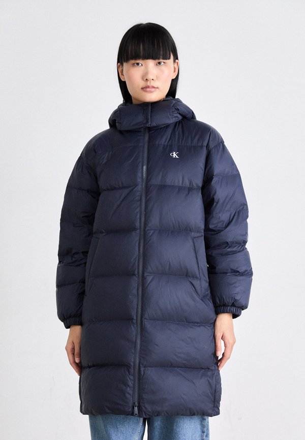 Calvin Klein Jeans ESSENTIAL MIDWEIGHT LONG PUFFER - Down coat - inkwell