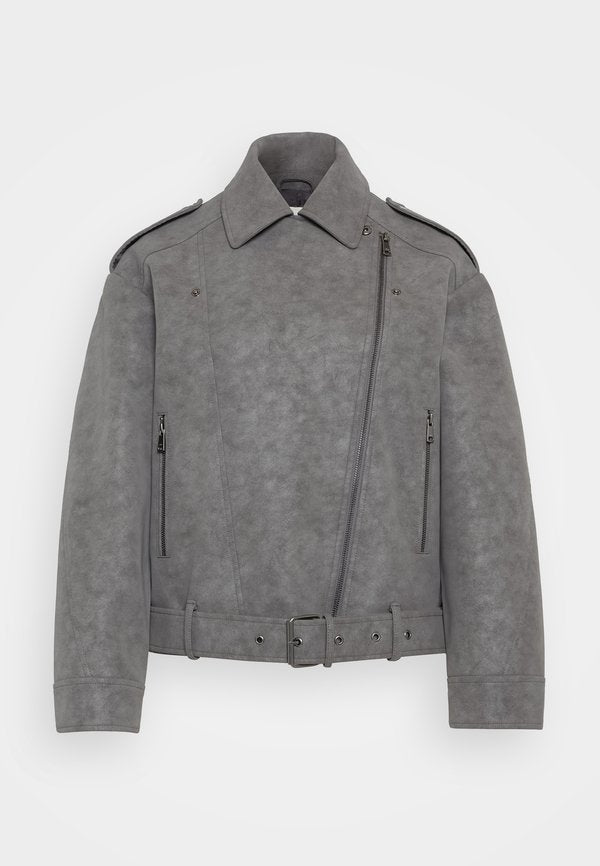 ONLY Synthetic leather ONLAVA Synthetic leather - Faux leather jacket - magnet