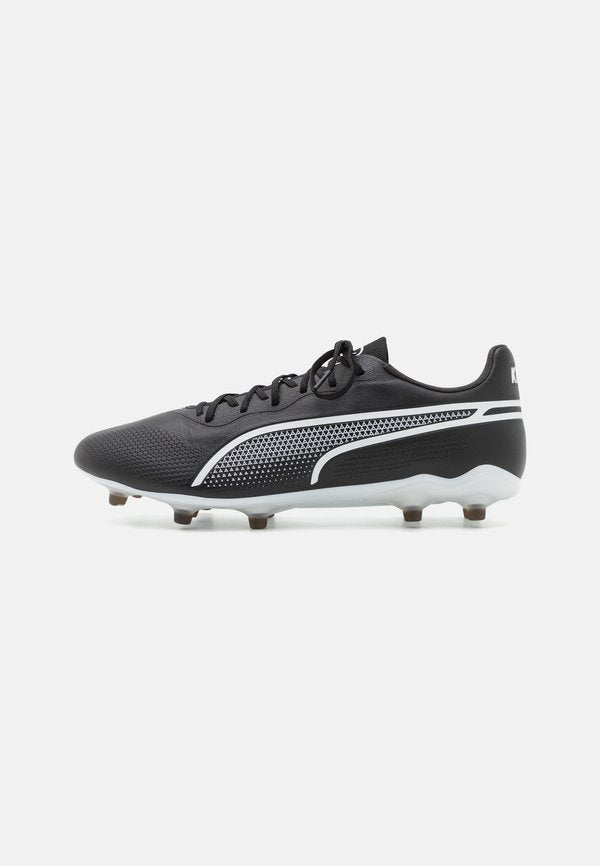 Puma KING PRO - Firm-ground football boots - black/white