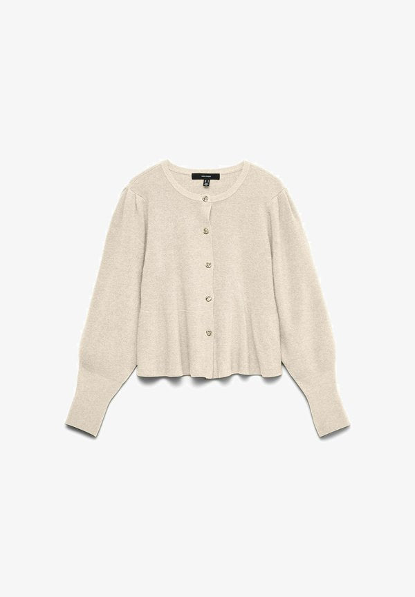 Vero Moda VMLIGHT Knit - Cardigan - eggnog