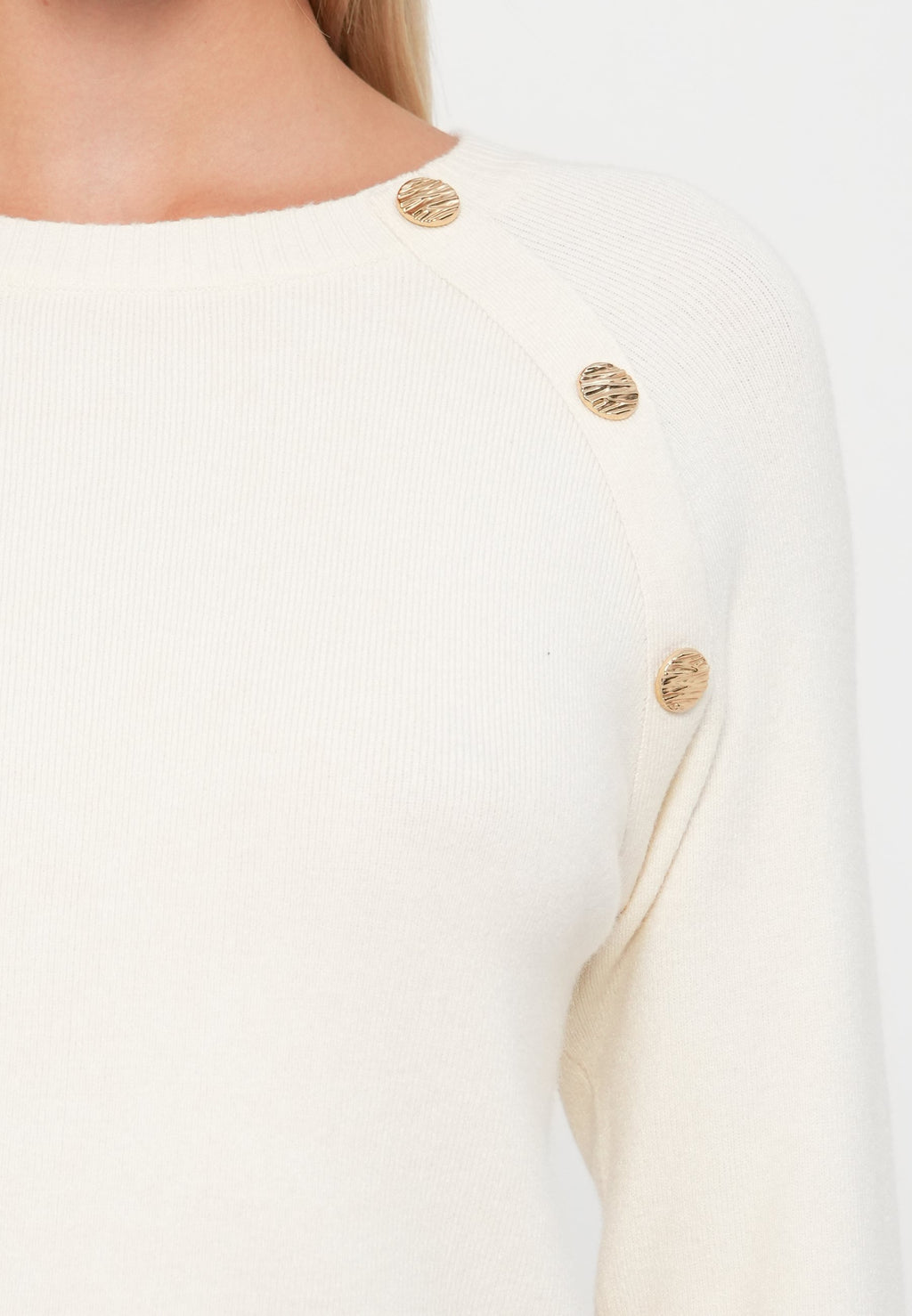 ONLY ONLIBI ELLA BUTTON O NECK