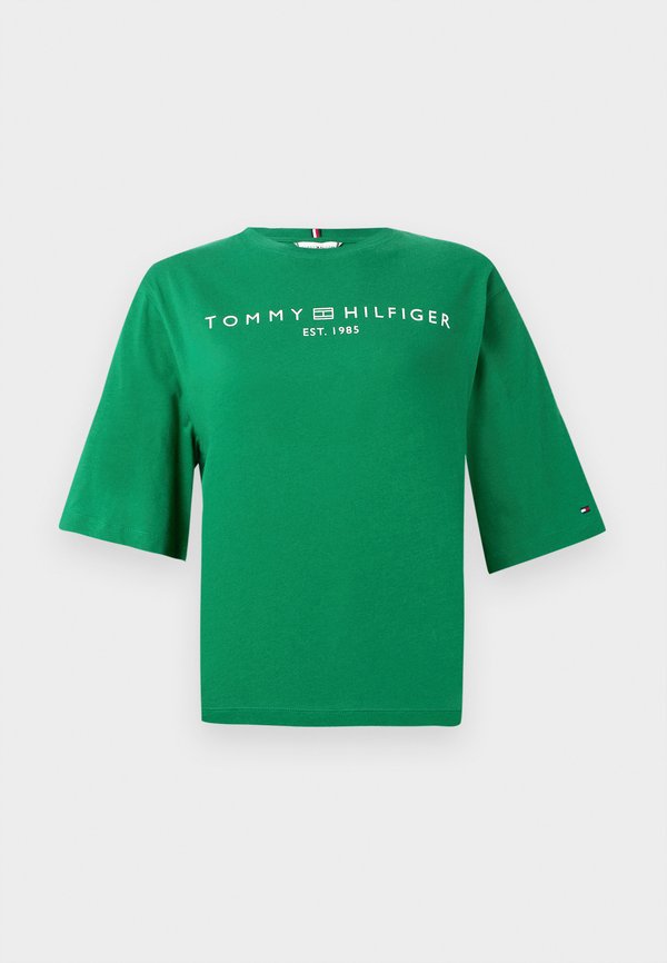 Tommy Hilfiger LOGO JERSEY RELAXED CREW NECK T-SHIRT - Print T-shirt - nouveau green