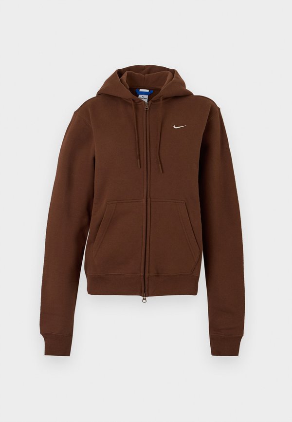 Nike Sportswear W NK STDO FLC MW STD FZ HDY - Zip-up sweatshirt - cacao wow/sail