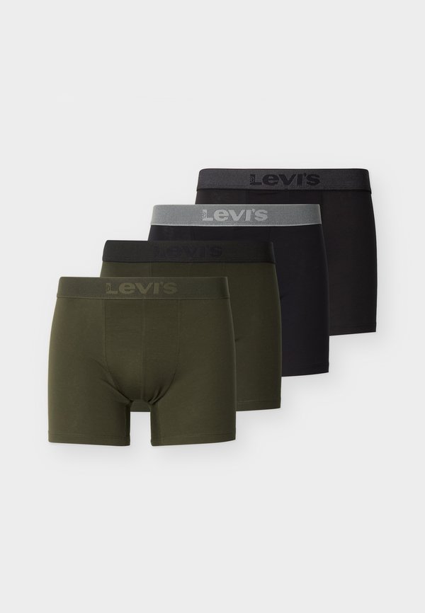 Levi's® MEN BRIEF 4 PACK - Boxer briefs - khaki/black