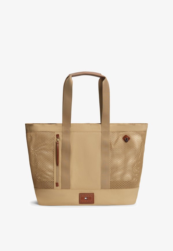 Tommy Hilfiger TH SUMMER TOTE - Tote bag - safari canvas
