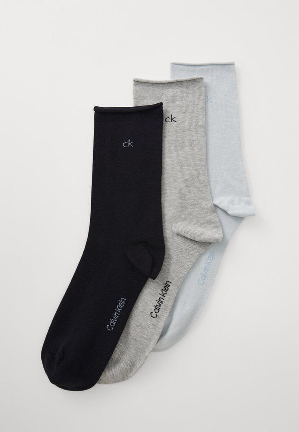Calvin Klein Underwear WOMEN SOCK 3 PACK - Socks - light blue