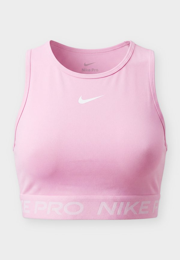 Nike Performance 365 CROP TANK - Top - pink rise/white