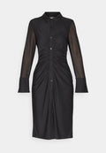 BUTTON FRONT RUCHED MIDI Media 1
