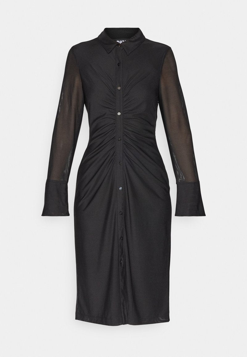 BUTTON FRONT RUCHED MIDI Media 1