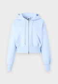 Nike Sportswear CROP - Zip-up sweatshirt - hydrogen blue/sail