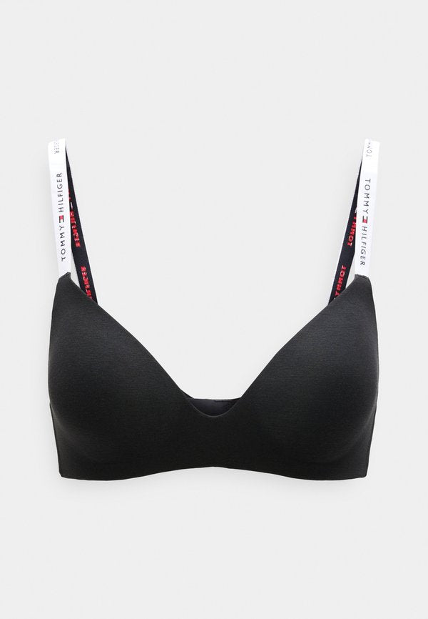 Tommy Hilfiger ICON 2.0 LIGHTLY LINED TRIANGLE - Triangle bra - black