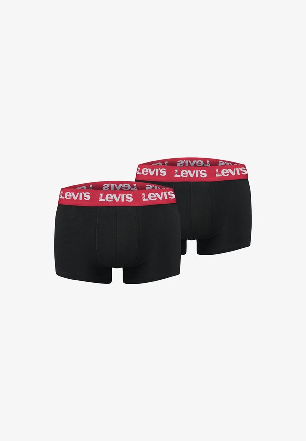 Levi's® RETRO REPEAT LOGO 2-ER PACK  - Trunks - black red