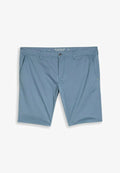 TOM TAILOR TOM TAILOR HOSEN & CHINO PLUS SIZE - SLIM CHINO SHORTS - Shorts - blue mini geometric print